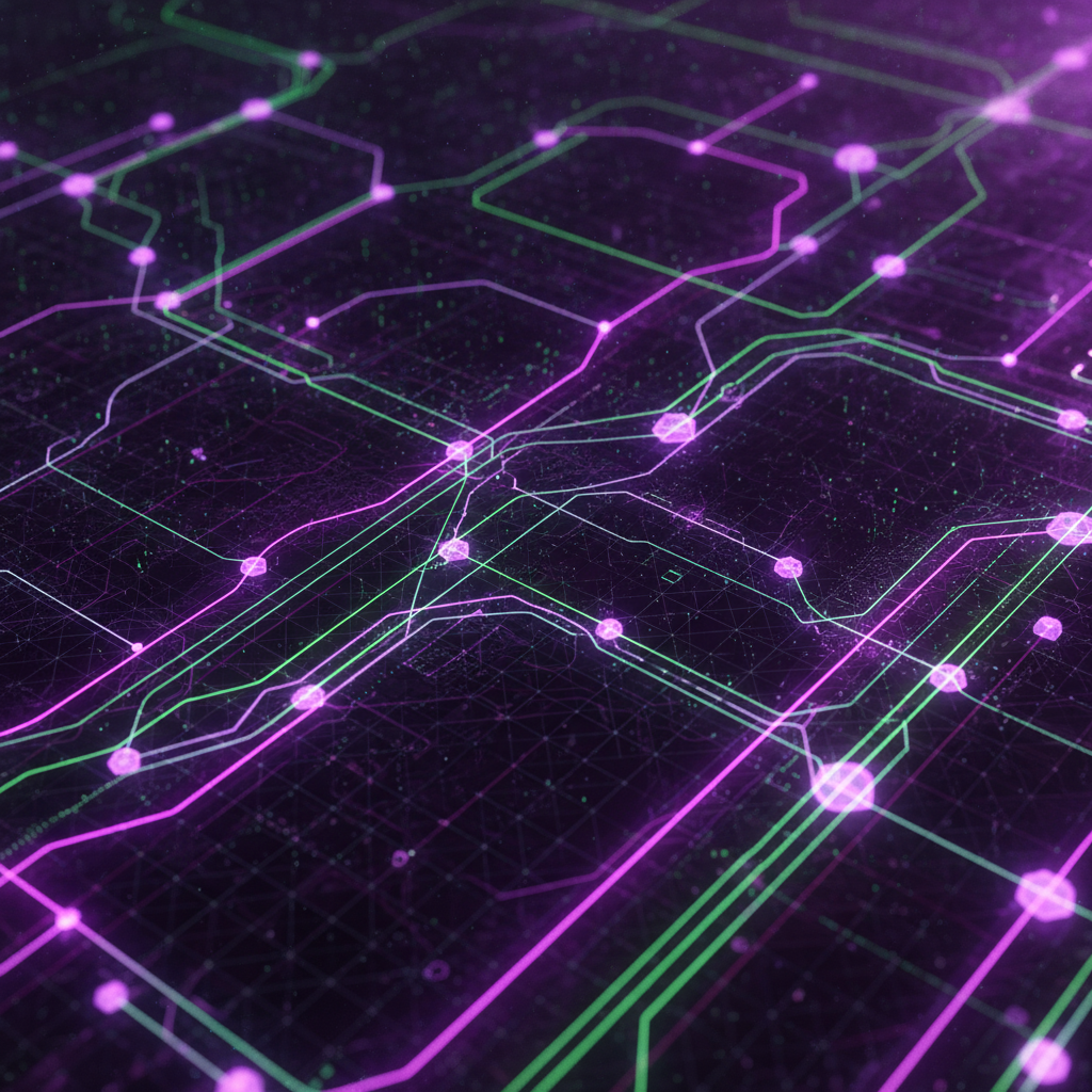 Tor network three-node routing architecture diagram